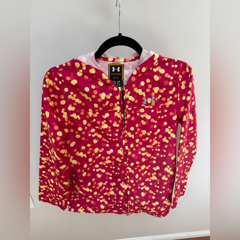 Under Armour Girl’s Windbreaker Jacket with Hood